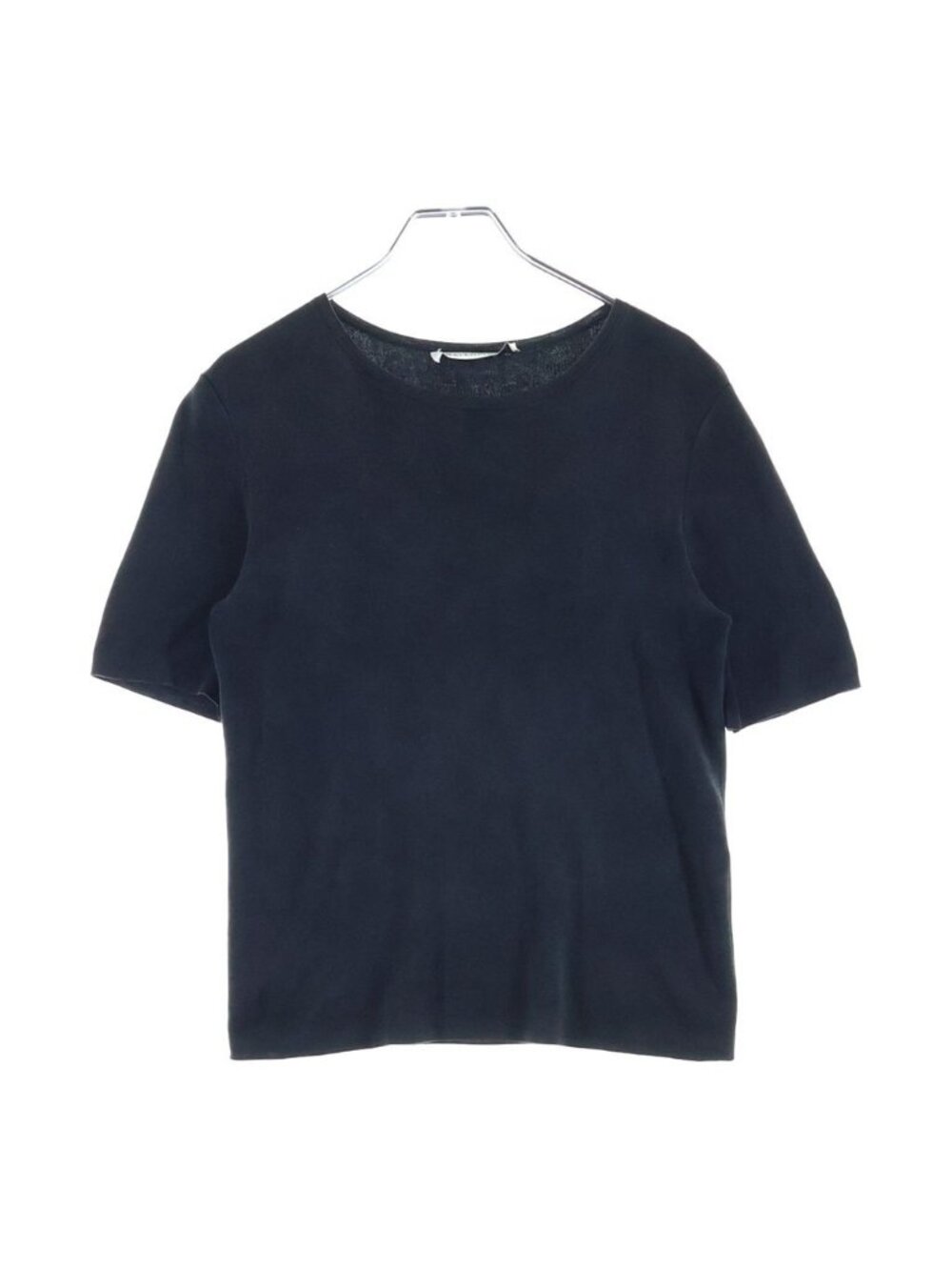 Balenciaga Short Sleeve Summer Knit T-Shirt Black Sweater